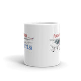 Flight Design CTLSi (Red/Blue) Airplane Custom Mug - Add your N#