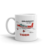 Grumman American Tiger Custom Airplane Custom Mug - Add your N#