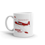 Mooney M20K Custom Airplane Custom Mug - Add your N#