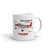 Grumman American Tiger Custom Airplane Custom Mug - Add your N#