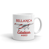 Bellanca Citabria 7KCAB (Red/Black #3) Airplane Mug - Add Your N#