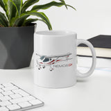 Remos GX (Red) Airplane Custom Mug - Add your N#