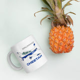 Grumman Cheetah Airplane Ceramic Mug - Personalized