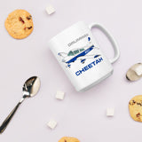 Grumman Cheetah Airplane Ceramic Mug - Personalized