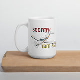 Socata TBM 850 (Maroon/Gold) Airplane Custom Mug - Add your N#
