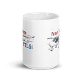 Flight Design CTLSi (Red/Blue) Airplane Custom Mug - Add your N#