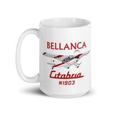 Bellanca Citabria 7KCAB (Red/Black #3) Airplane Mug - Add Your N#