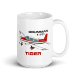 Grumman American Tiger Custom Airplane Custom Mug - Add your N#
