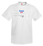 Boeing 777 Airplane T-Shirt - Personalized with Your N#