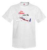 Merry Christmas in the Sky Airplane Theme