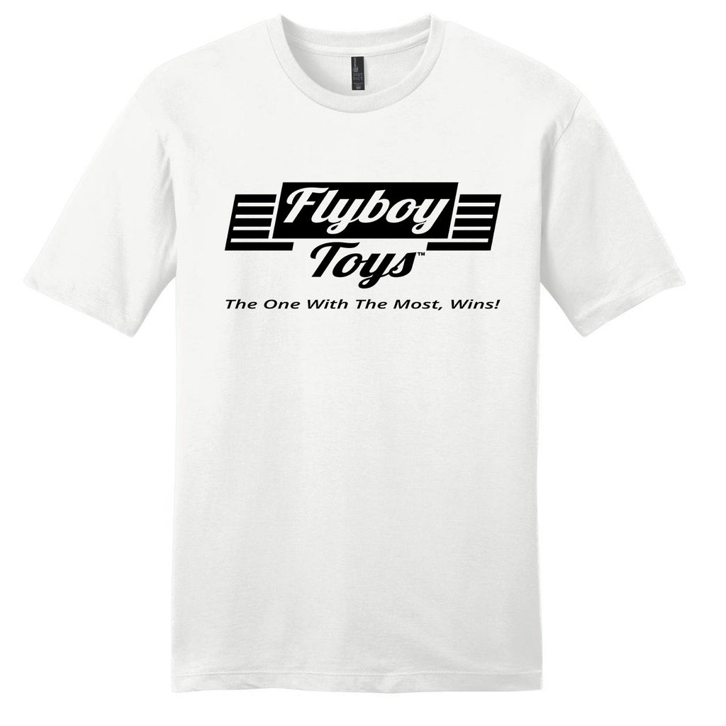 Flyboy Toys The One With The Most, Wins! T-shirt (Black Logo)