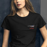Embroidered Gildan 880 Women's short sleeve t-shirt