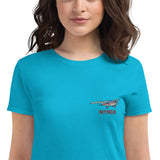 Embroidered Gildan 880 Women's short sleeve t-shirt