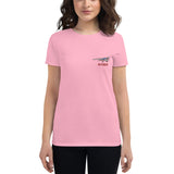 Embroidered Gildan 880 Women's short sleeve t-shirt
