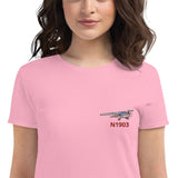 Embroidered Gildan 880 Women's short sleeve t-shirt