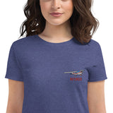 Embroidered Gildan 880 Women's short sleeve t-shirt