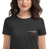 Embroidered Gildan 880 Women's short sleeve t-shirt