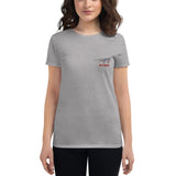 Embroidered Gildan 880 Women's short sleeve t-shirt