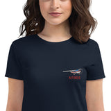 Embroidered Gildan 880 Women's short sleeve t-shirt