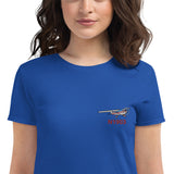 Embroidered Gildan 880 Women's short sleeve t-shirt