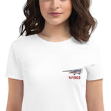 Embroidered Gildan 880 Women's short sleeve t-shirt