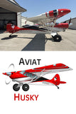 Flyboy Toys Airplane Design (Red/Black #2) - AIR1M98LJ-RB2