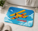 Custom Airplane Memory Foam Bath Mat