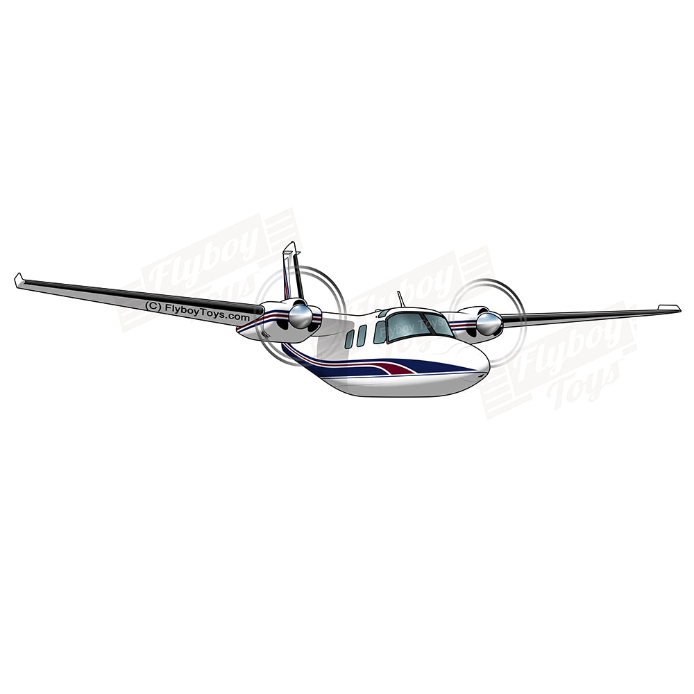Flyboy Toys Airplane Design (Blue/Red) - AIR15I3FD-BR1