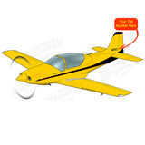 Airplane Design (Yellow/Black) - AIR15IF8L-YB1