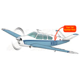 Airplane Design (AIR2552FEV35-B3) - Blue #3