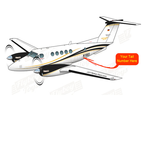 Airplane Design (Black/Gold) - AIR255B9EB200-BG2