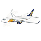 Airplane Design (Blue/Gold) - AIR2F5737-BG1