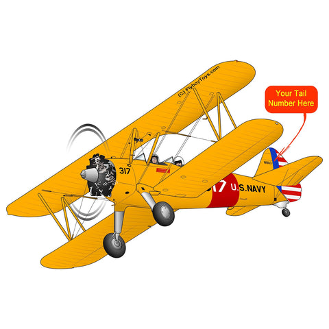 Airplane Design (Yellow/Red/Blue) - AIR2F5JK575-YRB1