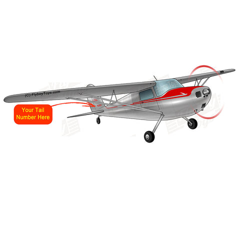 Airplane Design (Red/Silver) - AIR35JJ120-RS1
