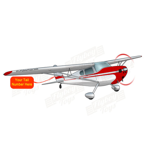 Flyboy Toys Airplane Design (Burgundy) - AIR35JJ140A-B1