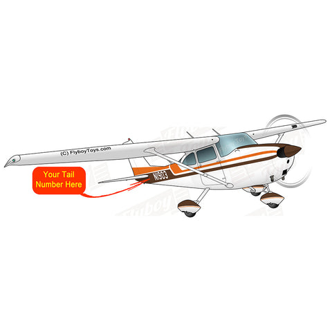 Airplane Design (Brown/Orange) - AIR35JJ172-BO1