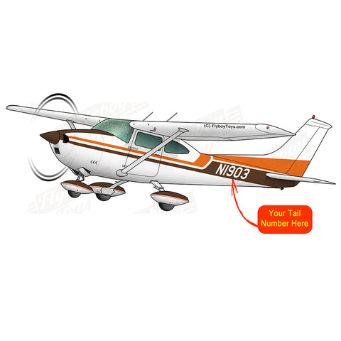 Airplane Design (Brown/Orange #2) - AIR35JJ182-BO2