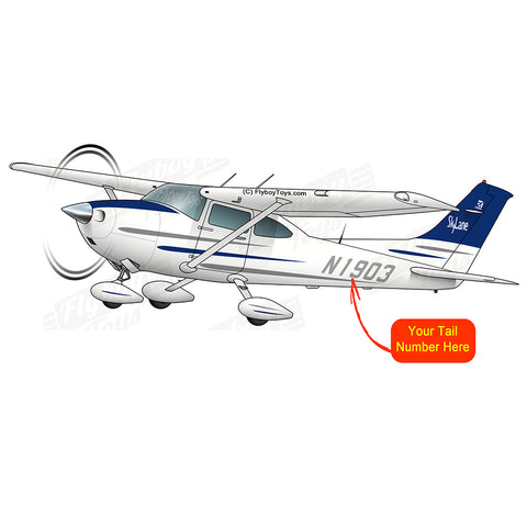 Airplane Design (Blue/Grey) - AIR35JJ182KLI2F-BG2