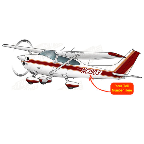 Airplane Design (Burgundy/Orange) - AIR35JJ182Q-BO1