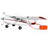 Airplane Design (Red/Silver) - AIR35JJ206-RS1