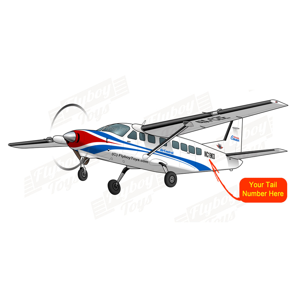 Flyboy Toys Airplane Design (Red/Blue) - AIR35JJ208-RB1