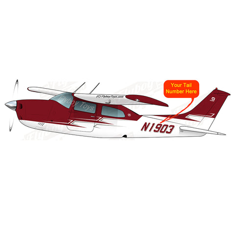 Airplane Design (Red/Silver) - AIR35JJ210K-RS2