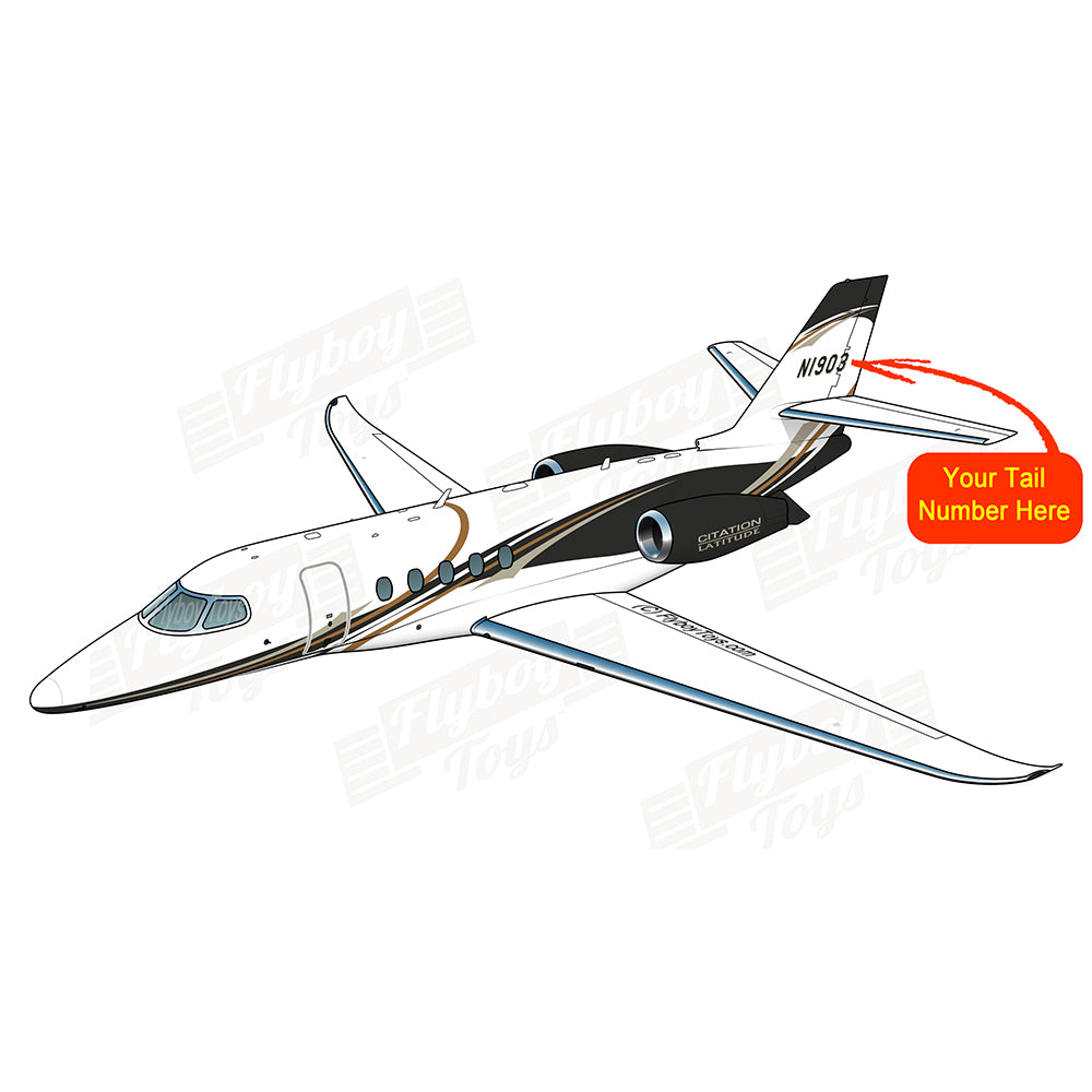 Flyboy Toys Airplane Design (Black/Gold) - AIR35JJ39K1K9FE-BG2
