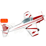Flyboy Toys Airplane Design (Red) - AIR458DHC1-R1