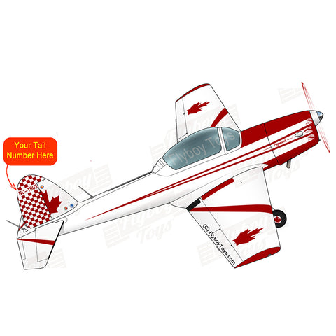 Flyboy Toys Airplane Design (Red) - AIR458DHC1-R1