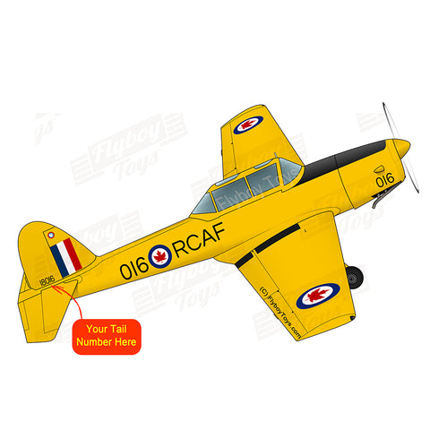 Flyboy Toys Airplane Design (Yellow #2) - AIR458DHC1-Y2