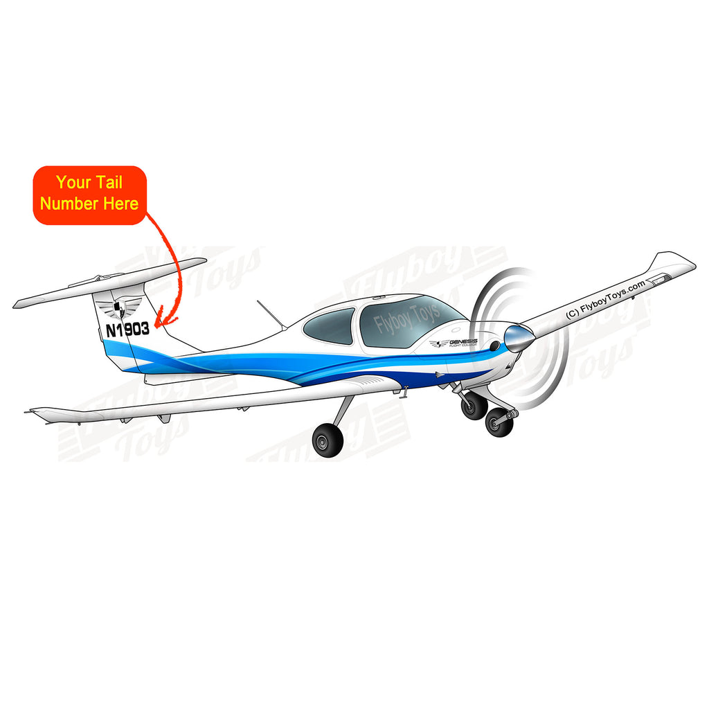 Airplane Design (Blue #2) - AIR491DA40-B2