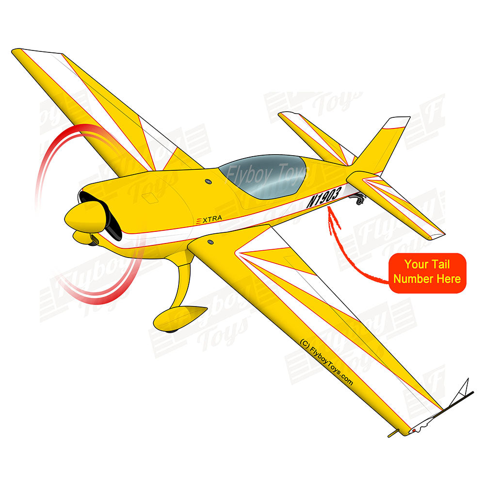 Flyboy Toys Airplane Design (Yellow) - AIR5OK300-Y1
