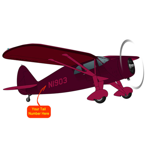 Airplane Design (Burgundy/Maroon) - AIR61938324-BM1