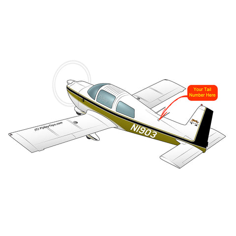 Airplane Design (Green/Black) - AIR7IL385AA5-GB1